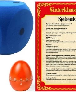 Bella Sinterklaas Spel Met Blauwe Dobbelsteen En Timer/wekker/alarm - Pakjesavond Sinterklaasspel Dobbelstenen Set -Dobbel Spellen Winkel 550x413 6