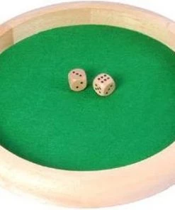 Longfield Pokerpiste 29 Cm Incl. 2 Dobbelstenen 18mm -Dobbel Spellen Winkel 550x417 6