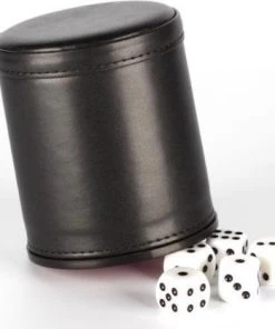 Dice4Fun Dobbelset Voor Yathzee - Dobbelspel - Yahtzee - Dobbelbeker - Dobbelbak - Yathzee Scoreblok - 5 Dobbelstenen - Dobbelsteenbak - Dobblepiste -Dobbel Spellen Winkel 550x418 1