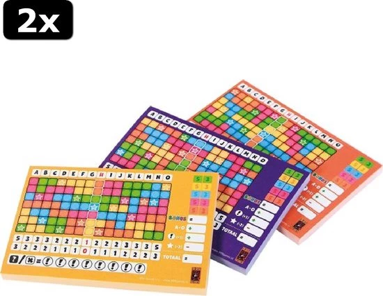 999 Games 2x Scoreblokken Keer Op Keer Drie Stuks Level 2, 3 En 4 Dobbelspel 3 999 Games 2x Scoreblokken Keer Op Keer Drie Stuks Level 2, 3 En 4 Dobbelspel - Afbeelding 3