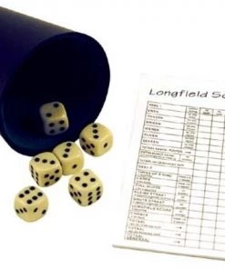 Longfield Darts Dobbelsteenset - Scoreblok - 6 Dobbelstenen -Dobbel Spellen Winkel 550x427