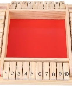 Deluxe HB Sluit De Doos - Zinaps Sluit De Doos Educational Numeracy Vaardigheden Game Gift Houten Nummer Bord Kinderen Vroege Onderwijs Traditionele Sluit Het Box-spel Voor 4 Spelers Digital Flop Game- (WK 02127) -Dobbel Spellen Winkel 550x428 2