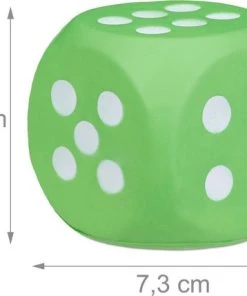 Relaxdays 24 X Dobbelstenen Foam XXL - Kleurrijk - Schuimstof Dobbelstenen - Stof Zacht -Dobbel Spellen Winkel 550x429 4