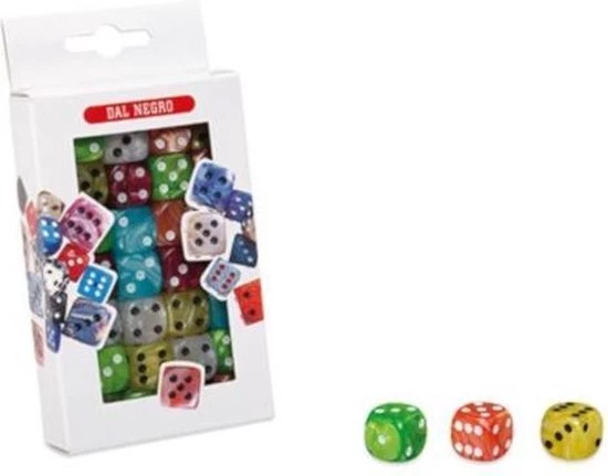 Dal Negro Dobbelsteenset 1,6 Cm 28 Stuks 1 Dal Negro Dobbelsteenset 1,6 Cm 28 Stuks