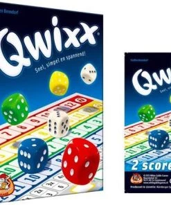 White Goblin Games Spelvoordeelset Qwixx - Dobbelspel Inclusief Twee Scorebloks