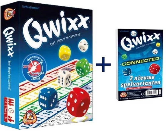 White Goblin Games Qwixx En Qwixx Connected Voordeelbundel 1 White Goblin Games Qwixx En Qwixx Connected Voordeelbundel