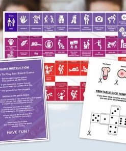 LoveGuider Digitaal Downloadbaar Sexspel - Printbare Bordspel - Liefde Avontuur Seksspel - Stout Spel Voor Koppels - Liefdespel - Avontuurlijke Liefde Seks Spel - Cadeau Voor Hem - Cadeau Voor Haar -Dobbel Spellen Winkel 550x436 3