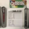 De Goedkoopste Scoreblok Yahtzee 100 Vellen Inclusief 10 Dobbelstennen Inclusief 2 Unieke En Praktische Blauwschrijvende Laserbalpennen In Luxe Opbergbox 1 X Zwart En 1 X Rood.