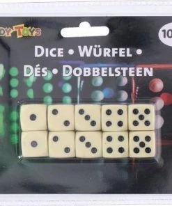 Merkloos 10x Dobbelstenen Van 1,2 Cm -Dobbel Spellen Winkel 550x448 2