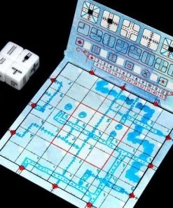 White Goblin Games Railroad Ink: Diepblauwe Versie -Dobbel Spellen Winkel 550x448