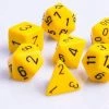 Chessex Polydice / Dobbelstenen Set Geel Met Zwart