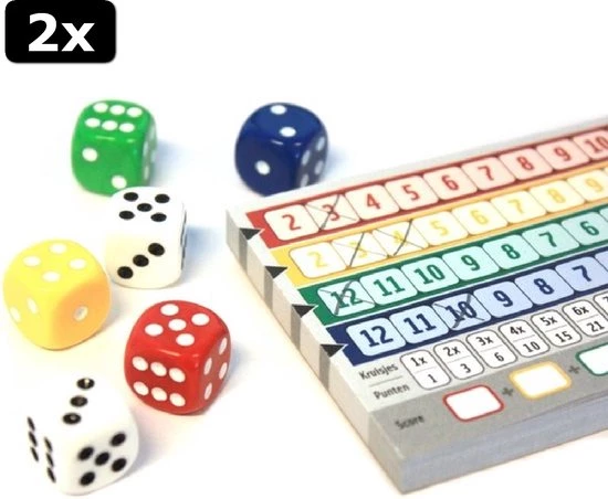 White Goblin Games 2x Qwixx - Dobbelspel 3 White Goblin Games 2x Qwixx - Dobbelspel - Afbeelding 3