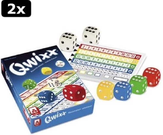 White Goblin Games 2x Qwixx - Dobbelspel 9 White Goblin Games 2x Qwixx - Dobbelspel - Afbeelding 9