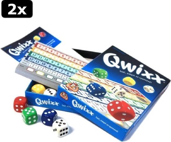 White Goblin Games 2x Qwixx - Dobbelspel 4 White Goblin Games 2x Qwixx - Dobbelspel - Afbeelding 4