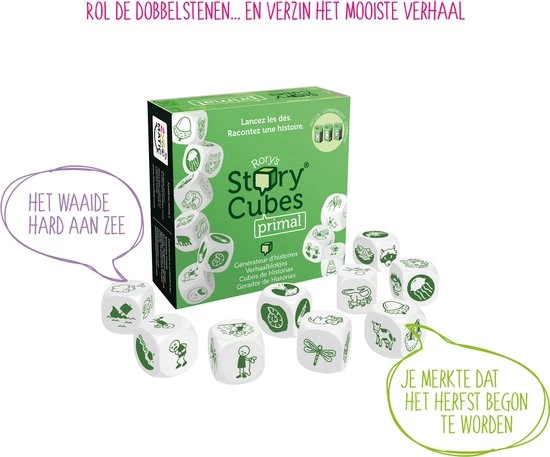 Zygomatic Board Game Studio Rory's Story Cubes Primal - Dobbelspel 2 Zygomatic Board Game Studio Rory's Story Cubes Primal - Dobbelspel - Afbeelding 2