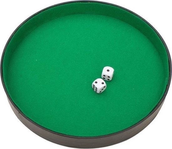 Djeals.nl Djeals Yahtzee Set - Pokerpiste + Dobbelspel + 100 Vellen - Dobbelbak - Pitjesbak - Gezelschapspel 4 Djeals.nl Djeals Yahtzee Set - Pokerpiste + Dobbelspel + 100 Vellen - Dobbelbak - Pitjesbak - Gezelschapspel - Afbeelding 4