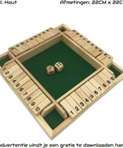 SIEPS Shut The Box 4 Spelers - 1 Tot 4 Spelers - Reisspellen - Dobbelspel - Spellen Voor Volwassenen & Kinderen - Rekenspel 7 SIEPS Shut The Box 4 Spelers - 1 Tot 4 Spelers - Reisspellen - Dobbelspel - Spellen Voor Volwassenen & Kinderen - Rekenspel -Dobbel Spellen Winkel 550x479