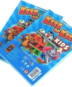 999 Games Scoreblokken Keer Op Keer Kids Twee Stuks Dobbelspel