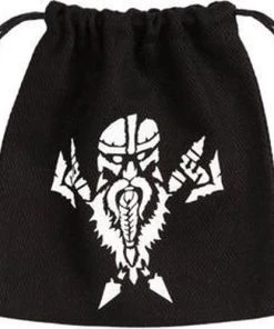 Q Workshop Dice Bag Dwarven Black & White Q-Workshop