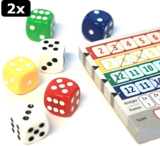 White Goblin Games 2x Qwixx - Dobbelspel 7 White Goblin Games 2x Qwixx - Dobbelspel - Afbeelding 7