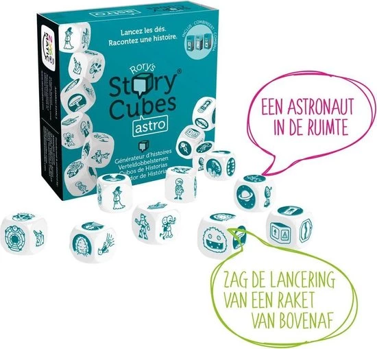 Zygomatic Board Game Studio Rory's Story Cubes Astro - Dobbelspel 4 Zygomatic Board Game Studio Rory's Story Cubes Astro - Dobbelspel - Afbeelding 4
