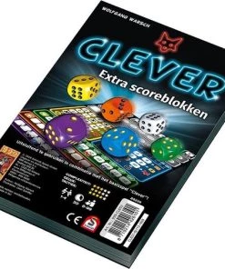 999 Games Scoreblokken Clever Twee Stuks Dobbelspel -Dobbel Spellen Winkel 550x512 1