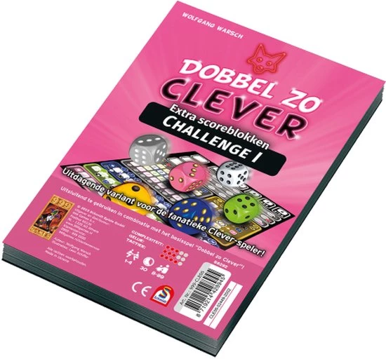 999 Games Scoreblokken Dobbel Zo Clever Challenge Dobbelspel 4 999 Games Scoreblokken Dobbel Zo Clever Challenge Dobbelspel - Afbeelding 4