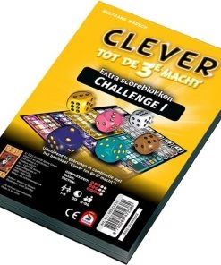999 Games Scoreblokken Clever Tot De 3e Macht Challenge Dobbelspel