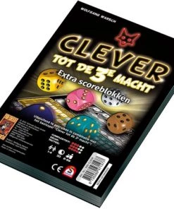 999 Games Scoreblokken Clever Tot De 3e Macht Twee Stuks Dobbelspel -Dobbel Spellen Winkel 550x513 5