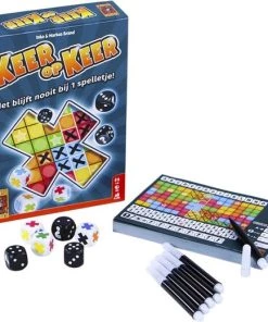 Merkloos Spellenset - 2 Stuks - Keer Op Keer - Dobbelspel & Scoreblok 3 Stuks Level 1 9 Merkloos Spellenset - 2 Stuks - Keer Op Keer - Dobbelspel & Scoreblok 3 Stuks Level 1 -Dobbel Spellen Winkel 550x520 3