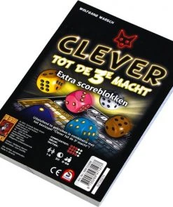 999 Games Scoreblokken Clever Tot De 3e Macht Twee Stuks Dobbelspel -Dobbel Spellen Winkel 550x523