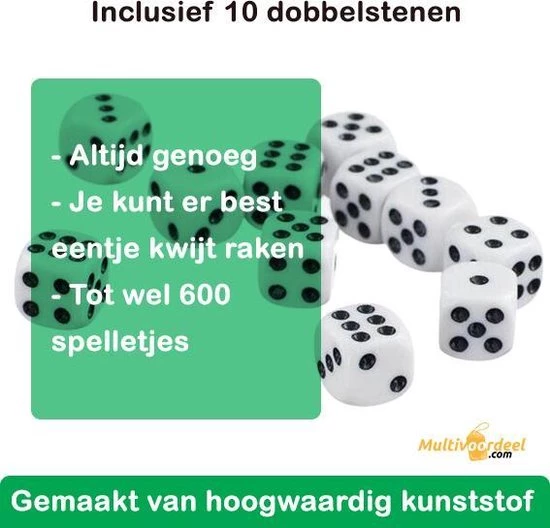 Merkloos Yahtzee Scoreblok Set Met Dobbelstenen Gezelschapsspel Voor Volwassenen En Kinderen Speel Tot 600 Dobbelspellen 4 Merkloos Yahtzee Scoreblok Set Met Dobbelstenen Gezelschapsspel Voor Volwassenen En Kinderen Speel Tot 600 Dobbelspellen - Afbeelding 4