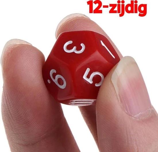 Merkloos Allernieuwste Drankspel - Rekenspel - 10x 12 Zijdige Dobbelstenen + 2x Plus/Min Dobbel Stenen - 12 Stenen 2 Merkloos Allernieuwste Drankspel - Rekenspel - 10x 12 Zijdige Dobbelstenen + 2x Plus/Min Dobbel Stenen - 12 Stenen - Afbeelding 2