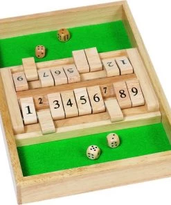Goki Dobbelspel: SHUT The BOX 34x23,5 Cm, In Hout, In Doosje, 6+