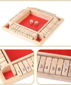 Deluxe HB Sluit De Doos - Zinaps Onbekend 4 Speler Sluit De Doos Dice Game Educatief Houten Number Board Family Traditional Game Drinken Cube Toy Classic Table Game Voor Leernummers- (WK 02127) 16 Deluxe HB Sluit De Doos - Zinaps Onbekend 4 Speler Sluit De Doos Dice Game Educatief Houten Number Board Family Traditional Game Drinken Cube Toy Classic Table Game Voor Leernummers- (WK 02127) -Dobbel Spellen Winkel 550x541 7