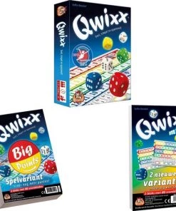 Merkloos Spellenbundel - 3 Stuks - Dobbelspel - Qwixx & Qwixx Big Points & Qwixx Mixx