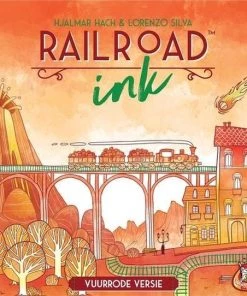 White Goblin Games Railroad Ink: Rode Versie -Dobbel Spellen Winkel 550x542 1