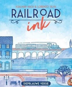 White Goblin Games Railroad Ink: Diepblauwe Versie -Dobbel Spellen Winkel 550x542
