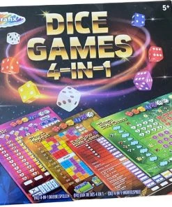 Grafix | Dice Games 4-in-1 Dobbelspellen | Gezelschapsspel Voor Kinderen En Volwassenen | Combinatie Van Tactiek- En Geluk -Dobbel Spellen Winkel 550x544 1