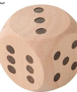 Merk Dobbelspel Hout - XL Dobbelstenen - 5 Stuks -Dobbel Spellen Winkel 550x544 3