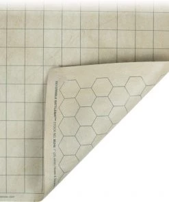 Chessex Reversible Battlemat 1 1/2" Squares And Hexes
