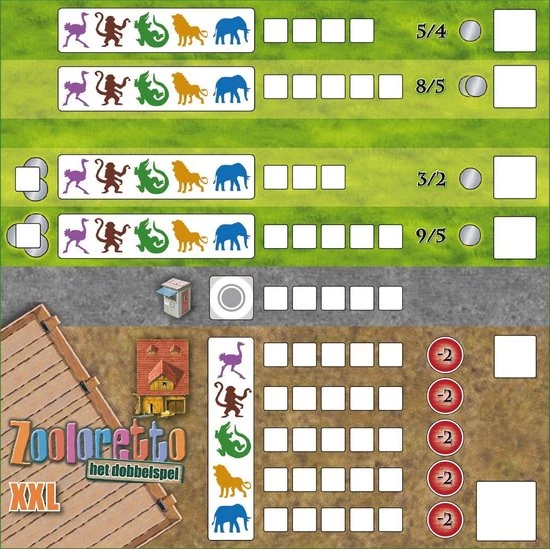 White Goblin Games Variatiebloks Voor Zooloretto Het Dobbelspel Trio - Uitbreiding 4 White Goblin Games Variatiebloks Voor Zooloretto Het Dobbelspel Trio - Uitbreiding - Afbeelding 4