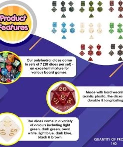 The Twiddlers Dobbelstenen Dungeons & Dragons Acryl 140 Stuks -Dobbel Spellen Winkel 550x549 5