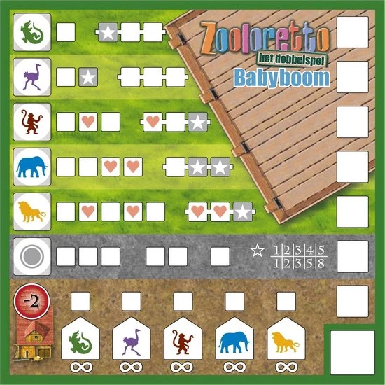 White Goblin Games Variatiebloks Voor Zooloretto Het Dobbelspel Trio - Uitbreiding 3 White Goblin Games Variatiebloks Voor Zooloretto Het Dobbelspel Trio - Uitbreiding - Afbeelding 3