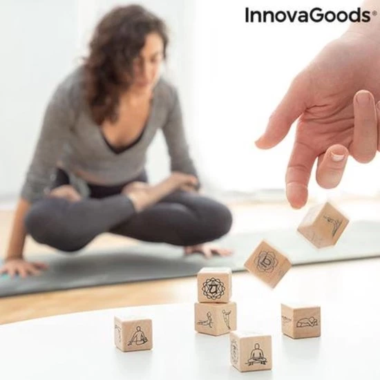 Creartix Yoga Dobbelspel Anandice InnovaGoods 7 Dobbelstenen - Incl. Handleiding 35 Posities 2 Creartix Yoga Dobbelspel Anandice InnovaGoods 7 Dobbelstenen - Incl. Handleiding 35 Posities - Afbeelding 2