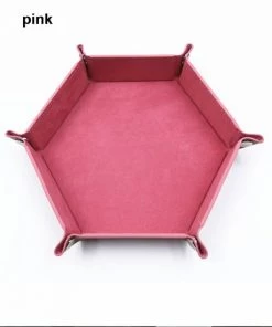 Genvi Dobbelstenenbak Zeshoek Roze Klein