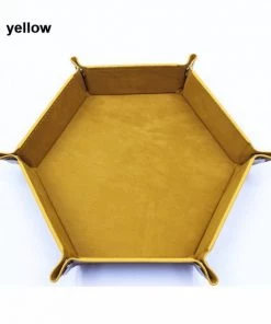 Genvi Dobbelstenenbak Zeshoek Geel Groot