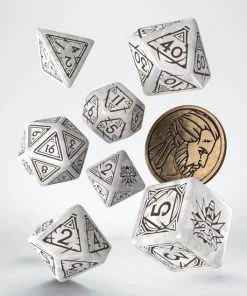 Q Workshop Witcher Polydice Set - Geralt, The White Wolf -Dobbel Spellen Winkel 550x550 182