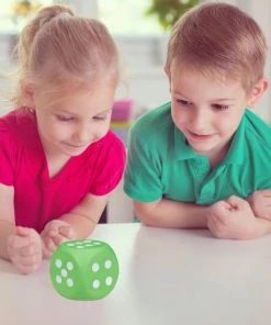 Relaxdays Dobbelstenen Foam - 6 Stuks - Kleurrijk - Schuimstof Dobbelstenen - Stof Zacht -Dobbel Spellen Winkel 550x550 188