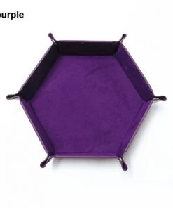 Genvi Dobbelstenenbak Zeshoek Paars Klein